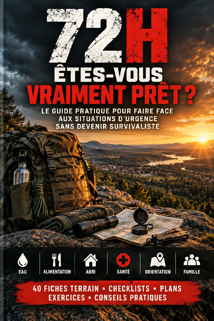 Couverture du livre 72H — Êtes-vous vraiment prêt ?